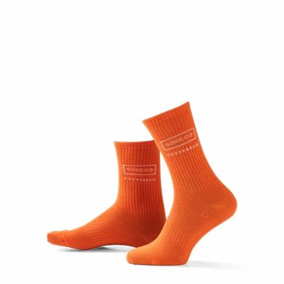 Socks - Socks - Sport, medium, cotton, blazing orange, 42-46 - SOXS.CO