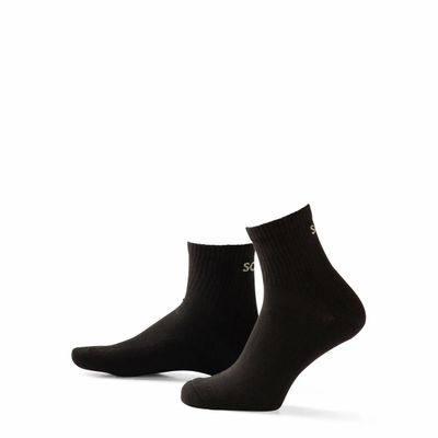 Socks - Socks - Sport, Pilates non-slip, low, lurex black, non-slip, 37-41 - SOXS.CO