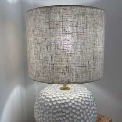 Objets de décoration - Lampe à poser en Grès Blanc - LES POTERIES DE SWANE