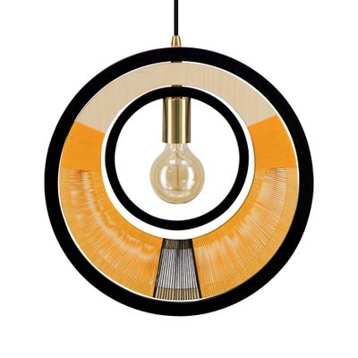 Suspensions - Pendentif en anneau tissé - MODERN GESTURE DESIGNS