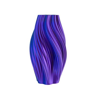 Office design and planning - Vase "Hot Ice Cream" | Multi-color | Blue/Purple/Black - AUURA