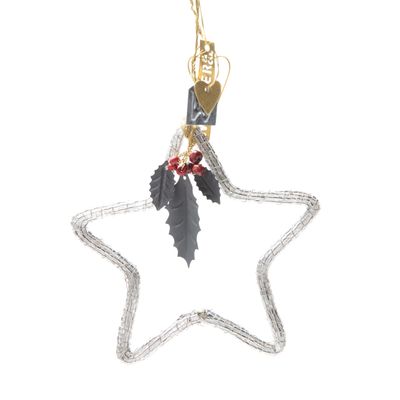 Christmas garlands and baubles - Bead star - WALTHER & CO.