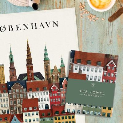 Dish towels - Copenhagen tea towel - MARTIN SCHWARTZ
