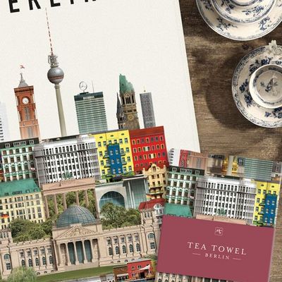 Dish towels - Berlin tea towel - MARTIN SCHWARTZ
