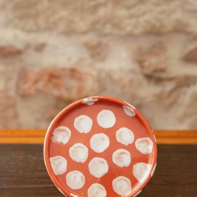 Everyday plates - Anthologist Dot Small Round Plate, 10cm, Red Clay - ANTHOLOGIST