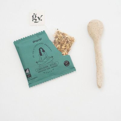 Senteurs - Infusion-Rituel - Je vis l'instant présent - Sachets individuels - GINGERLY
