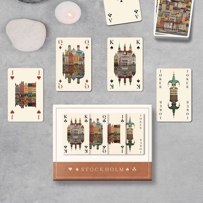 Gifts - Stockholm playing cards (gift box) - MARTIN SCHWARTZ