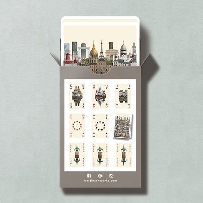 Gifts - Paris playing cards (single deck) - MARTIN SCHWARTZ