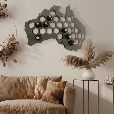 Tables pour hôtels - Casier à vin mural en acier Australia — Peut contenir 27 bouteilles - INCREDIBLE DESIGNS