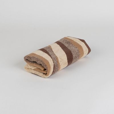 Autres linges de bain - Serviette Textura 70/140 cm, beige - DILIOS
