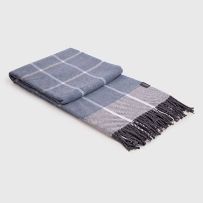 Throw blankets - Blanket ONTARIO, 140x200cm, Light Blue - DILIOS