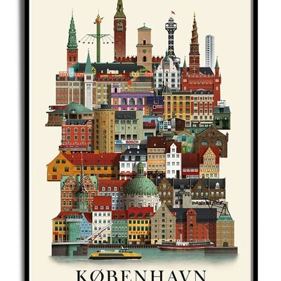 Affiches - Affiche de Copenhague - MARTIN SCHWARTZ