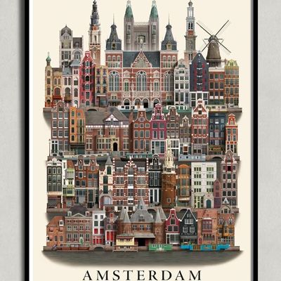 Poster - Amsterdam poster - MARTIN SCHWARTZ