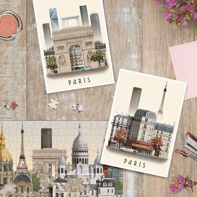 Card shop - Paris post cards - MARTIN SCHWARTZ