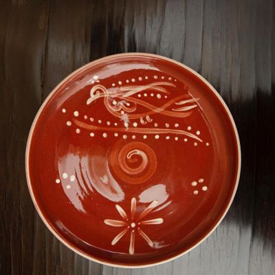 Everyday plates - Anthologist Ceramic Dinner Plate Red Clay, Pagoni - ANTHOLOGIST