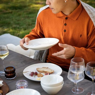 Assiettes au quotidien - Assiette Haave Blanche 21 cm - PENTIK