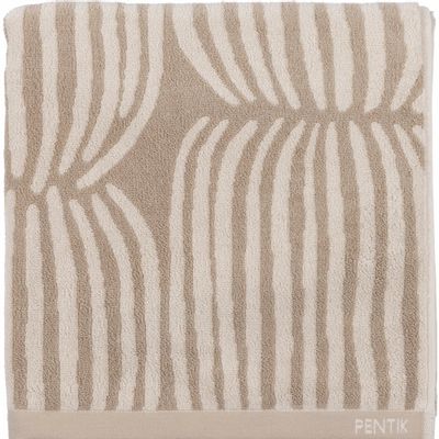 Bath towels - Vilja Bath Towel Light Brown 70x150 cm - PENTIK