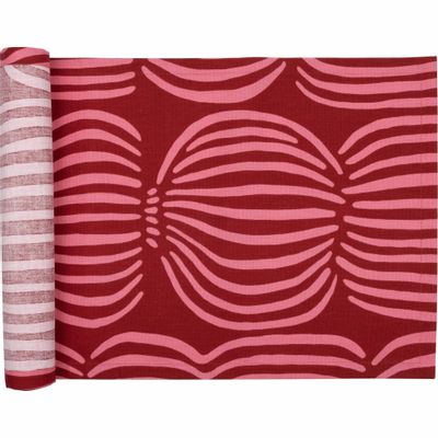 Nappes - Tapis de couloir Vilja enduit rouge 45x160 cm - PENTIK