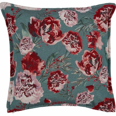 Fabric cushions - Kimara Cushion Cover Tapestry Style Green 45x45 cm - PENTIK