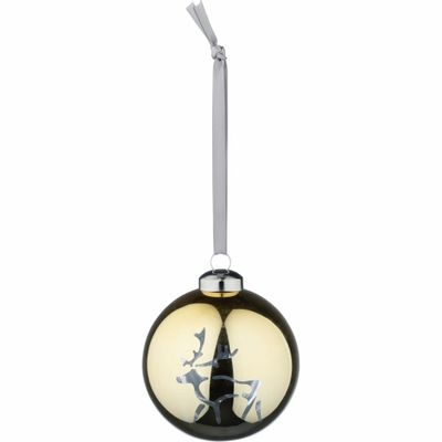 Decorative objects - Saaga Glass Bauble Gold 8 cm - PENTIK