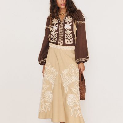 Apparel - 113. ALMA LONG SKIRT - STELLA FOREST