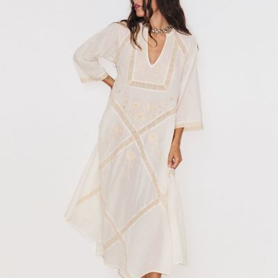 Prêt-à-porter - 131 . ROBE LONG 3/4 CARLA - STELLA FOREST