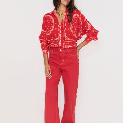 Apparel - 402. JULIETTE WIDE PANTS - STELLA FOREST