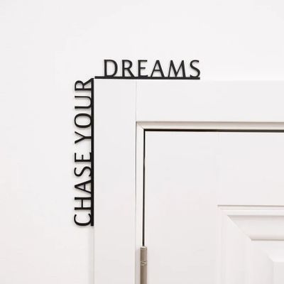 Design objects - Wooden corner quotes - ENJOY THE WOOD