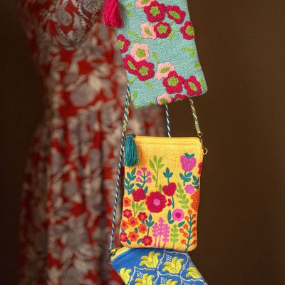Bags and totes - Shoulder Bag FLOWERS & BLOSSOM - TRANQUILLO