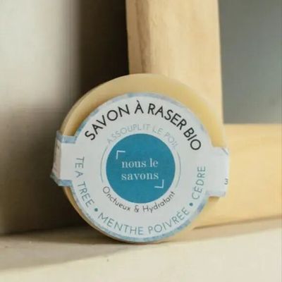 Cosmétiques - Savon à raser bio - NOUS LE SAVONS