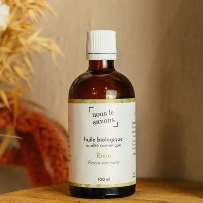 Cosmétiques - Huile pure de Ricin Bio - NOUS LE SAVONS