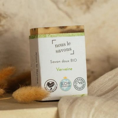 Cosmétiques - Savon bio doux - Verveine - NOUS LE SAVONS