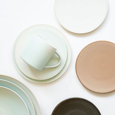 Everyday plates - [SOILBAKER] SUM Collection — White Porcelain - K-CERAMIC