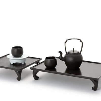 Mugs - [KIM BYEOL HEE] Flower Three-legged Soban tea set - KIM BYEOL HEE