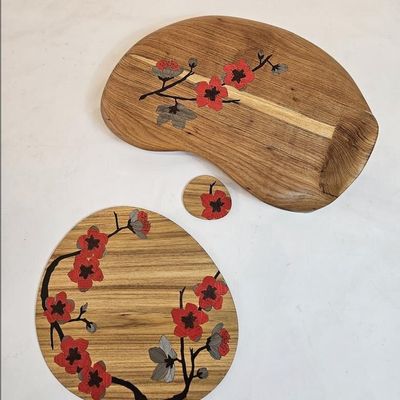 Dessous de plat - Red Cherry Collection - ATELIÊ CHICO MARGARITA