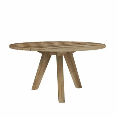 Autres tables - Table ronde d'extérieur Liesje en teck naturel - SEMPRE IN & OUTDOOR LIVING BV