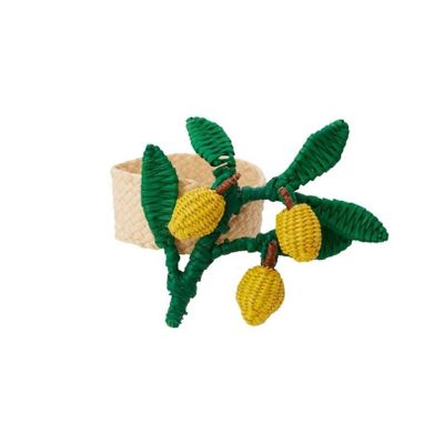 Table linen - Lemon Branch Napkin Ring - CORO CORA