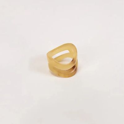 Jewelry - Ring Lipo in blond horn in size L - L INDOCHINEUR X RIVÊT