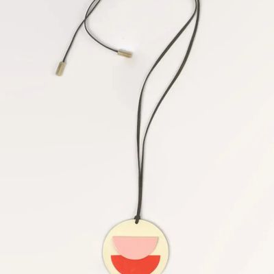 Jewelry - Pendant in horn and tricolor lacquer - L INDOCHINEUR X RIVÊT