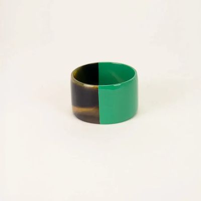 Bracelets - Broad ivory lacquered bracelet in Size M - L INDOCHINEUR X RIVÊT