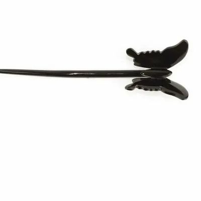 Barrettes - Butterfly hairpin in blond horn - L INDOCHINEUR X RIVÊT