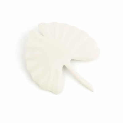Brooches - Large red lacquered gingko brooch - L INDOCHINEUR X RIVÊT