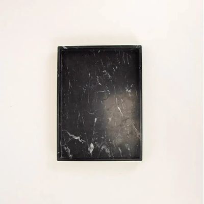 Trays - Very large Antares tray in black marble - L INDOCHINEUR X RIVÊT