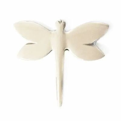 Brooches - Gray-blue lacquered dragonfly brooch - L INDOCHINEUR X RIVÊT