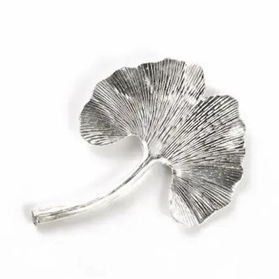 Brooches - Small gingko brooch in coppery brass - L INDOCHINEUR X RIVÊT