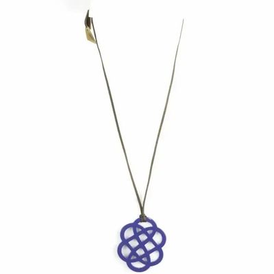 Jewelry - Red lacquered flower pendant - L INDOCHINEUR X RIVÊT