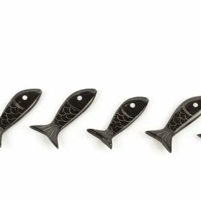 Knives - Set of 6 fish knife holders in bone - L INDOCHINEUR X RIVÊT
