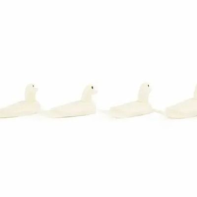 Knives - Set of 6 duck knife holders in bone - L INDOCHINEUR X RIVÊT