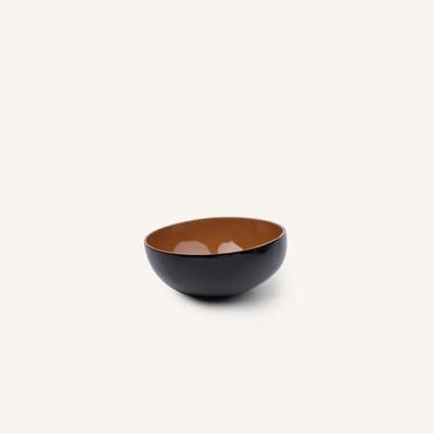 Bols - Bol coco laqué tabac et noir - L INDOCHINEUR X RIVÊT