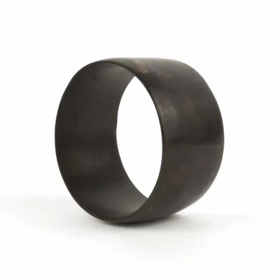Bracelets - Broad marbled black horn bracelet in Size S - L INDOCHINEUR X RIVÊT